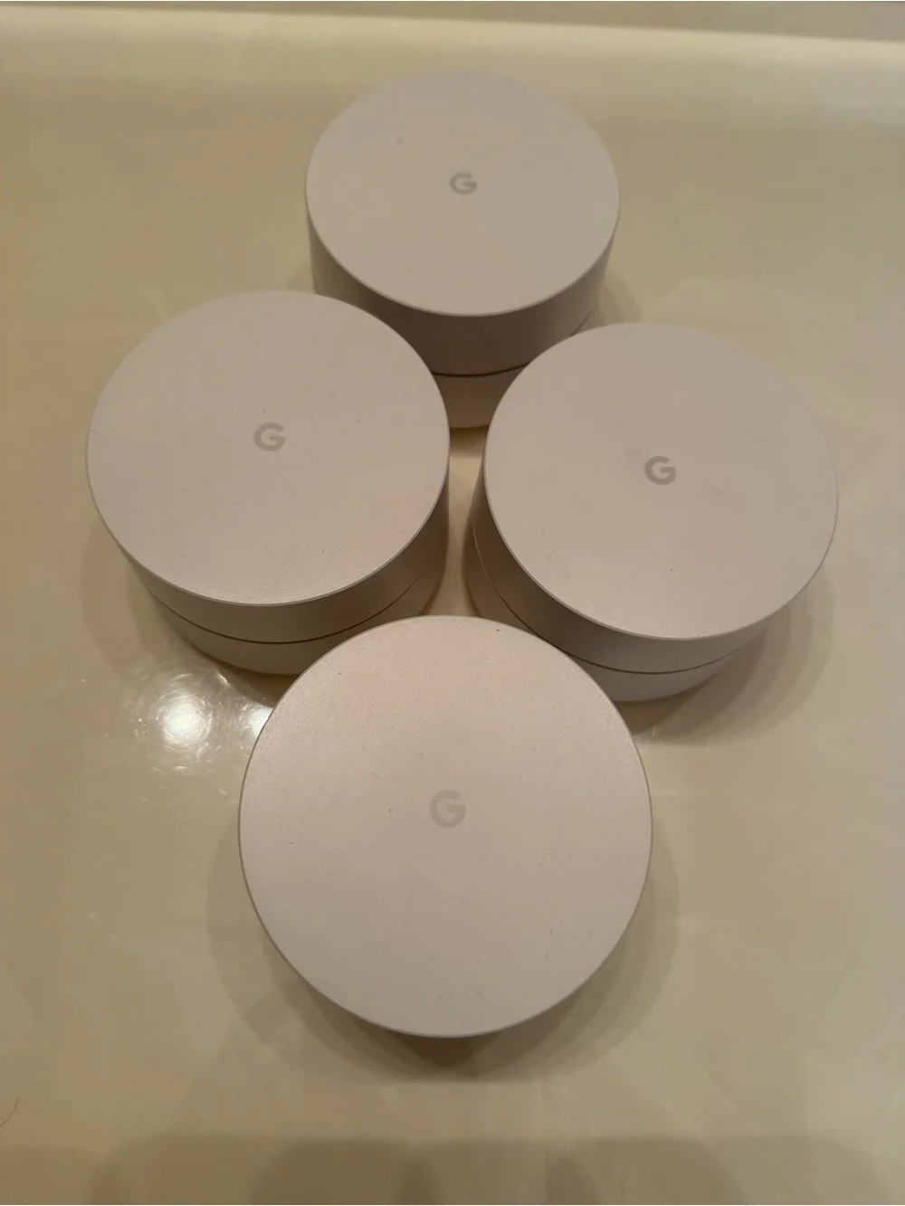 Google AC1200 Mesh WiFi Router System for Whole Home Coverage, 4 pack
